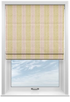 Land & Shore Fintra Stripe, Multi - Twist&Fit Roman Blind